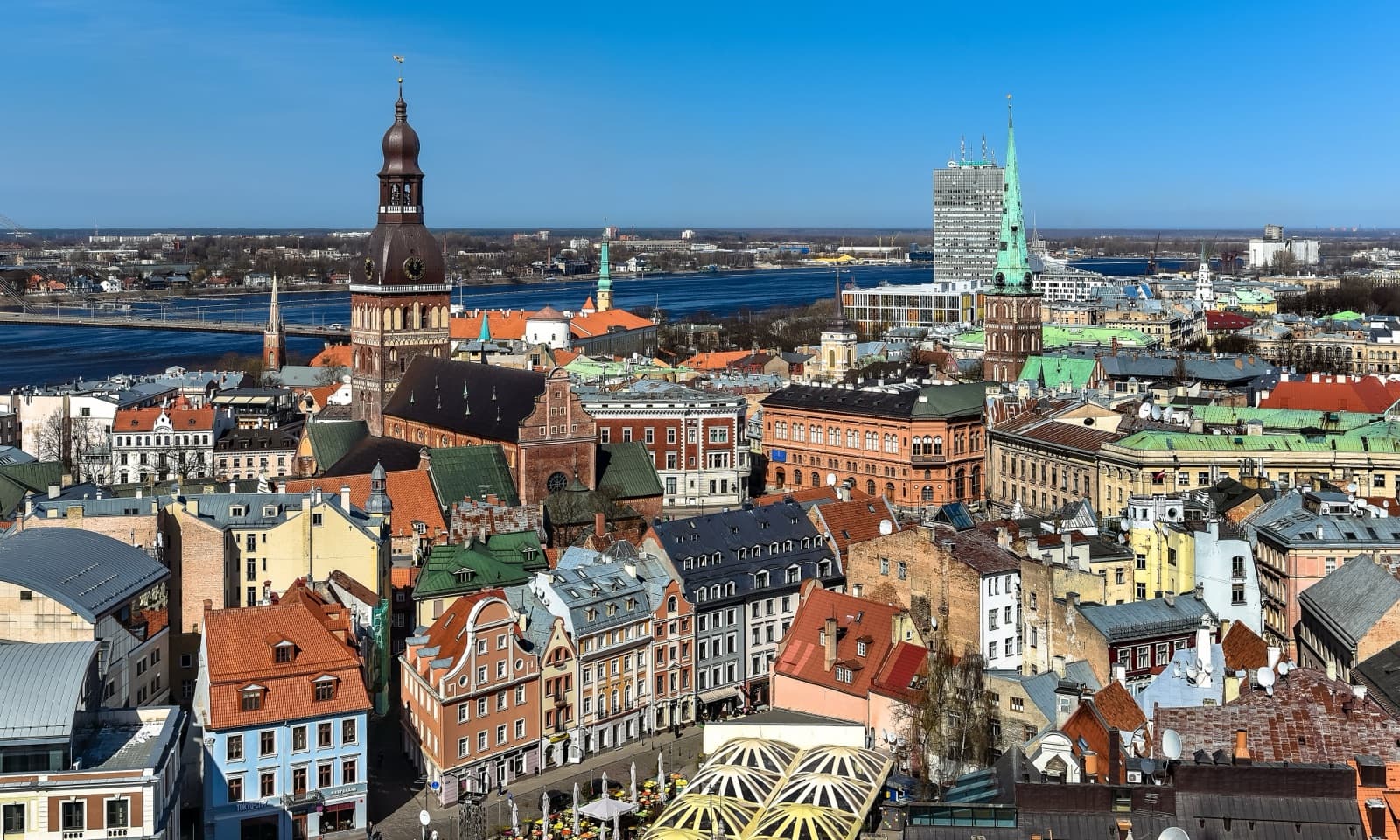 Riga, the capital of Latvia